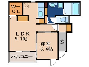 ビオラハウスⅠの物件間取画像